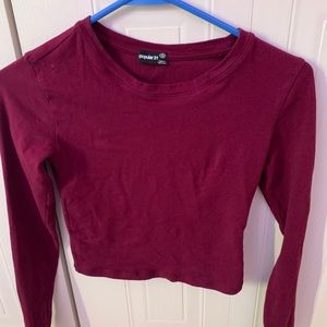 cropped long sleeve - nwot